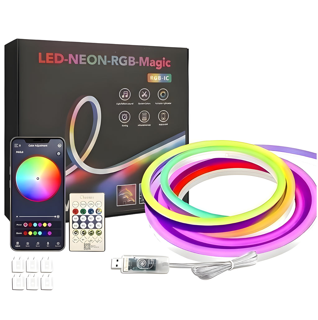 Magic RGB Neon Flexible Strip | Running RGB Flexible Neon