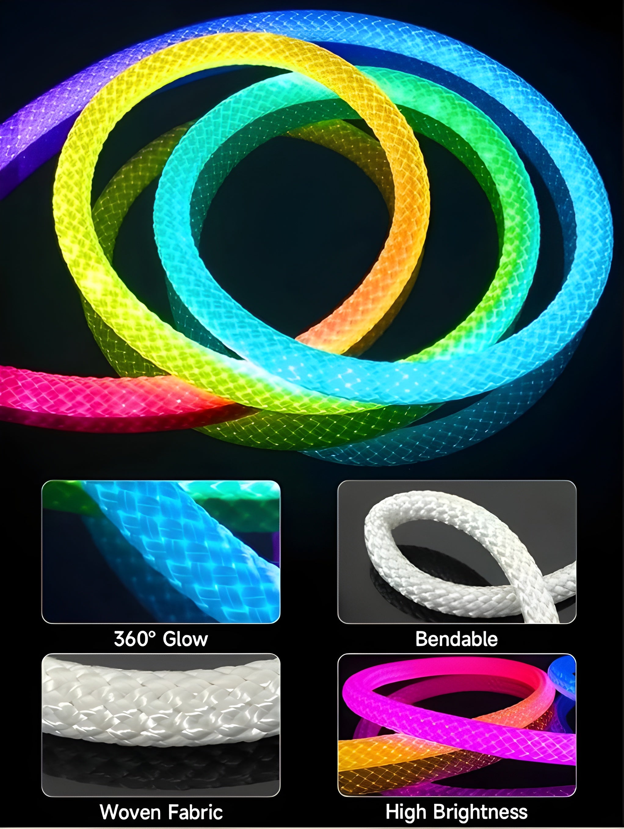 RGB NYLON ROPE LIGHT (Dynamic lighting)