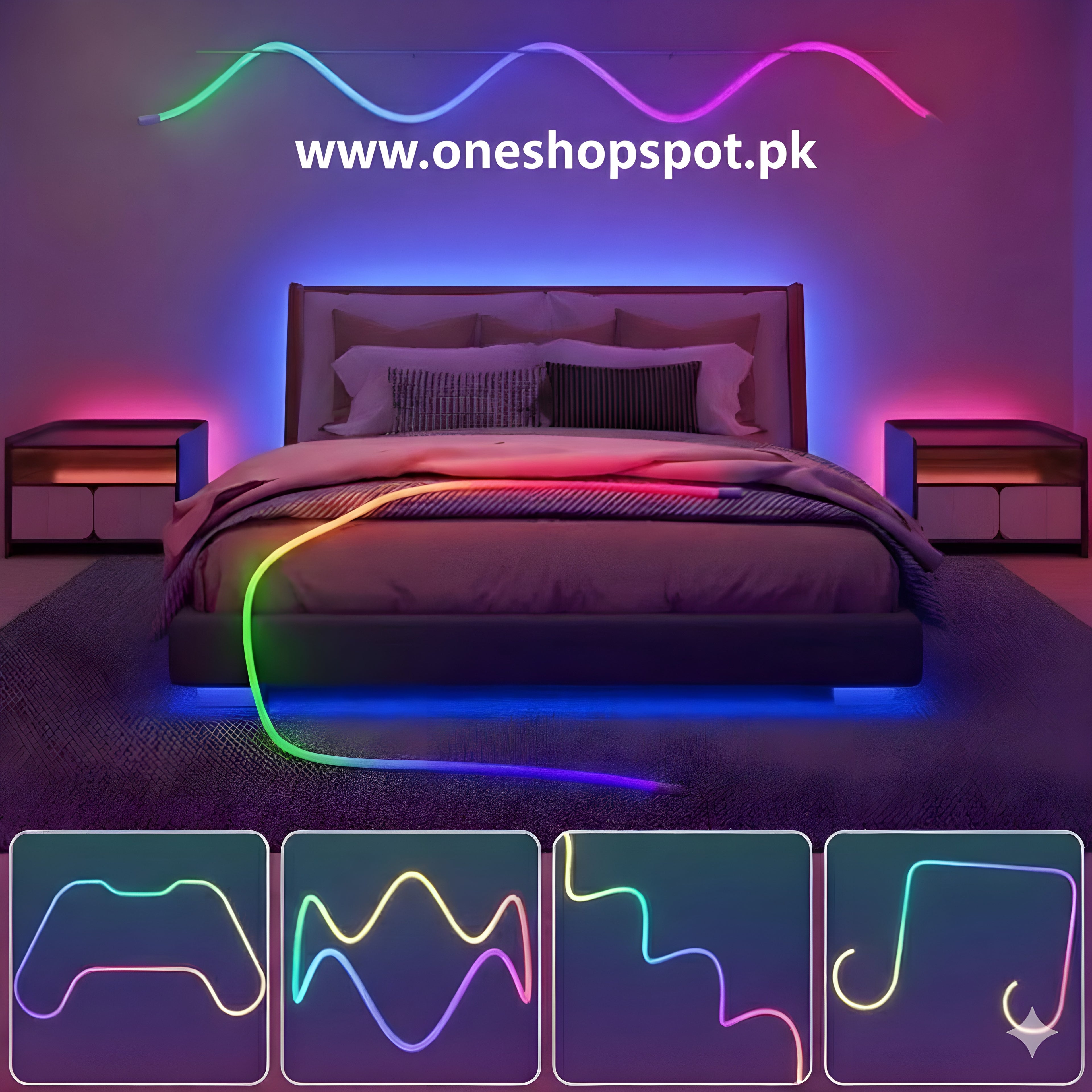 RGB NYLON ROPE LIGHT (Dynamic lighting)
