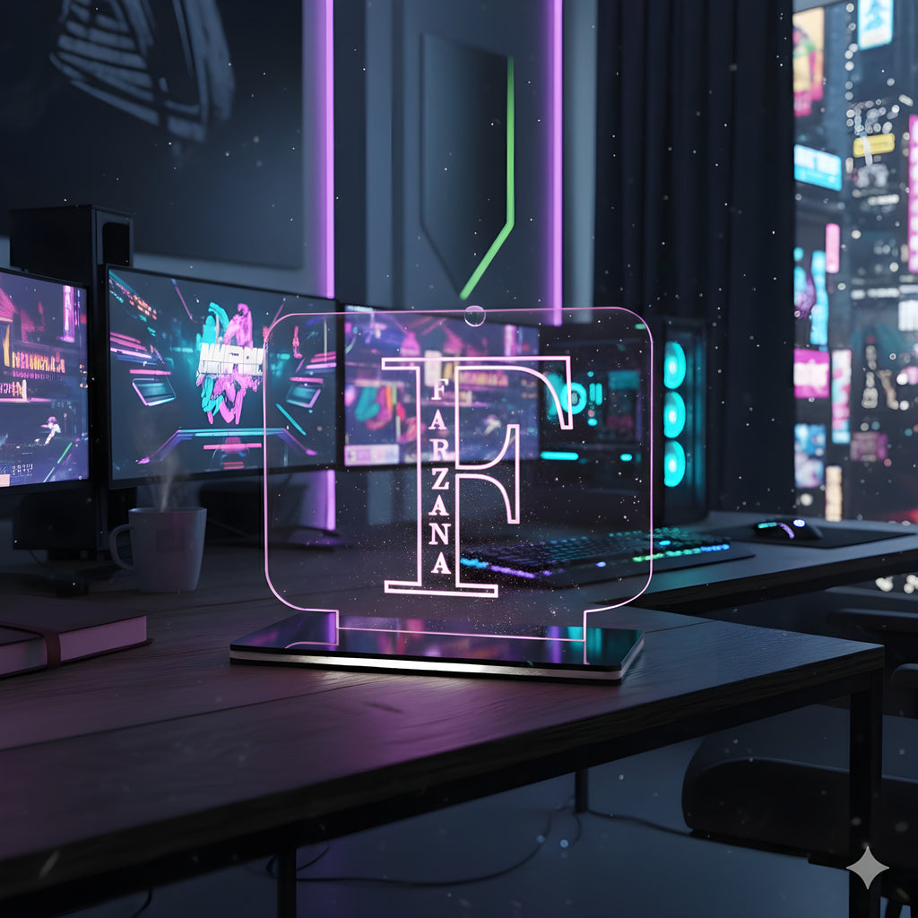 3D LED Alphabetic Lamp