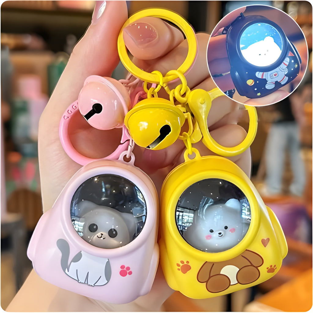 Glowing Bag Keychain | Night Light Bag Keychain