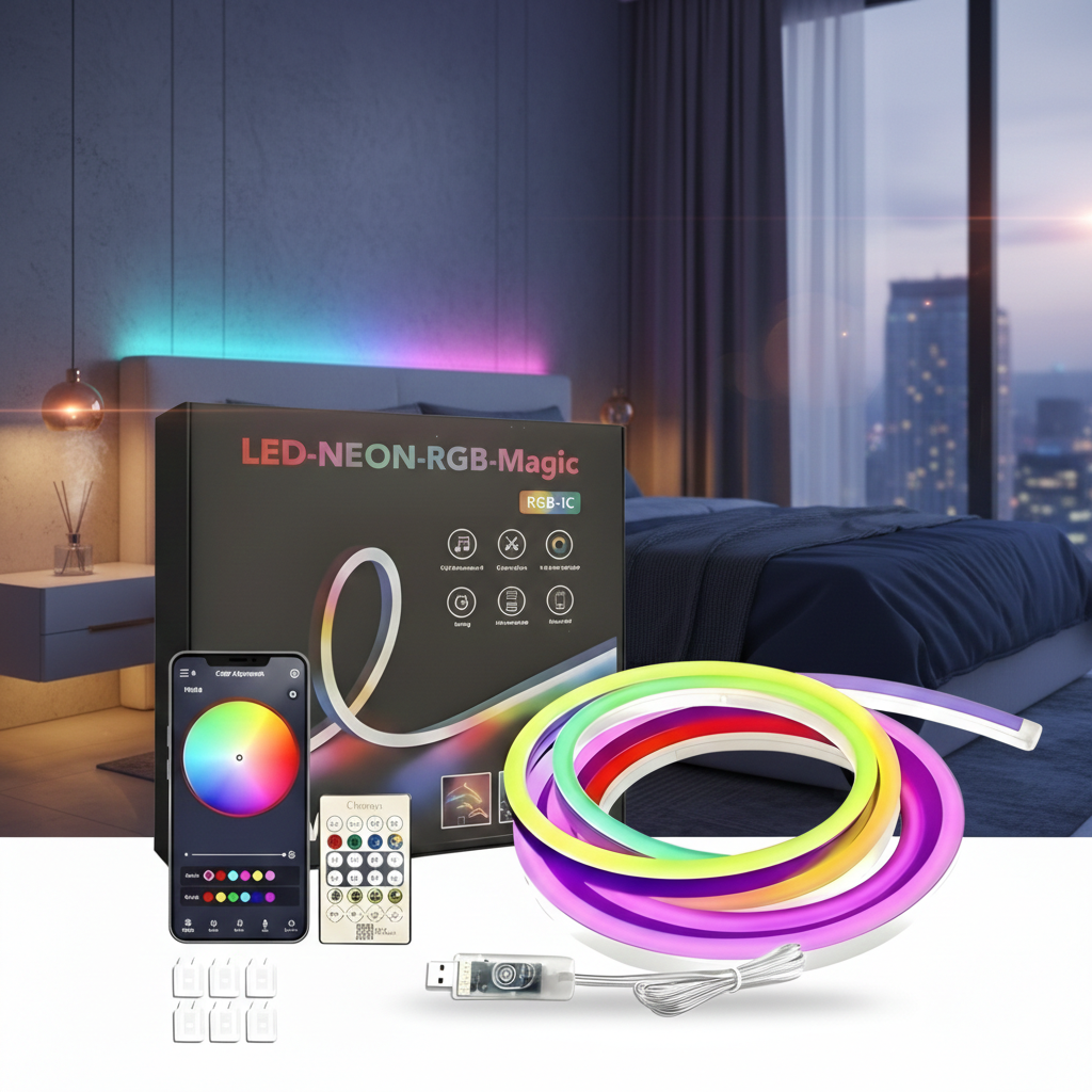 Magic RGB Neon Flexible Strip | Running RGB Flexible Neon