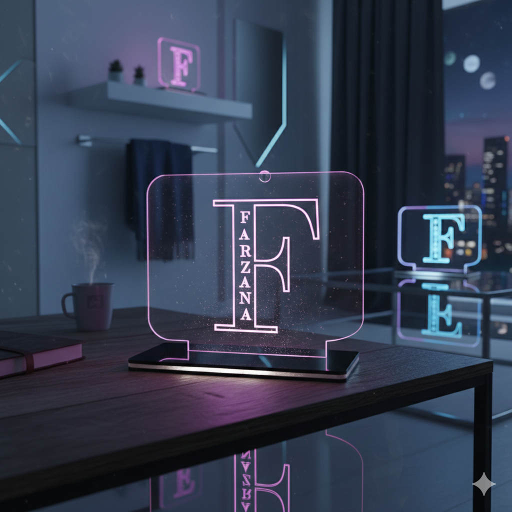 3D LED Alphabetic Lamp