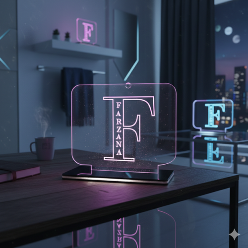 3D LED Alphabetic Lamp