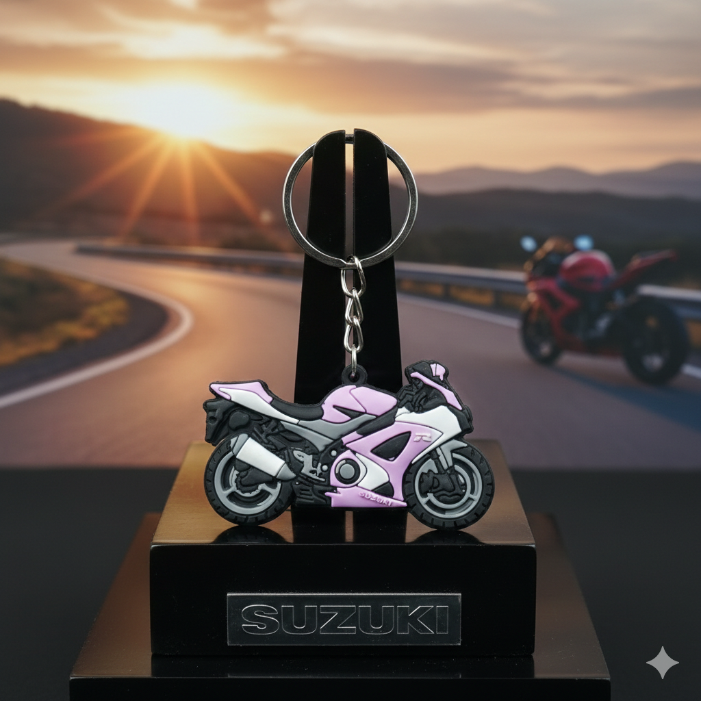 Heavy Bike SIlicon Keychain