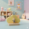 Labubu Playing Guitar Silicon Keychain