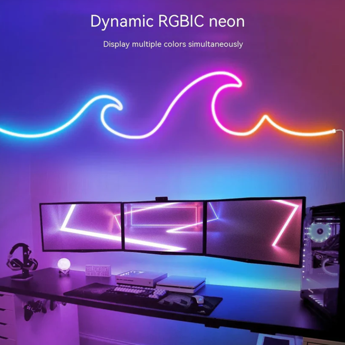 Multicolors Remote Control Neon Strip Light | RGB Strips | Neon Strips