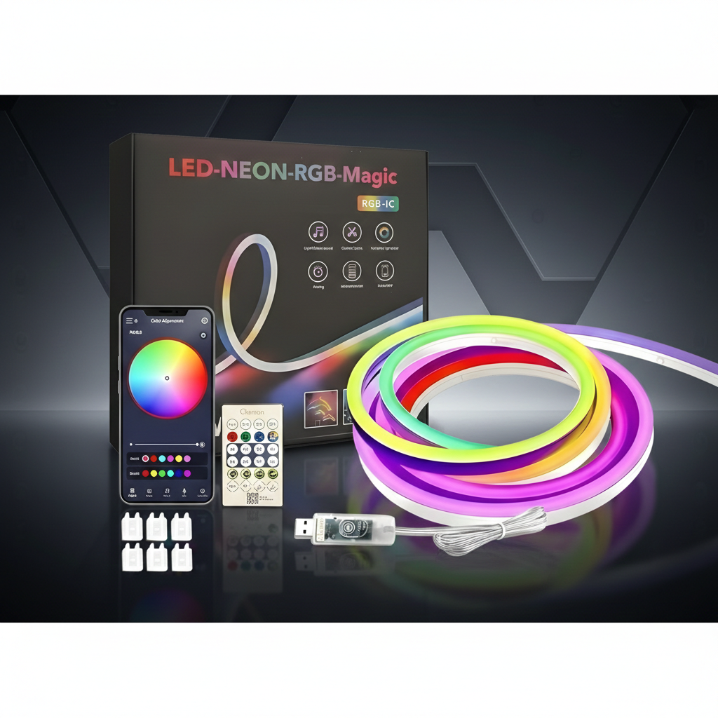 Magic RGB Neon Flexible Strip | Running RGB Flexible Neon