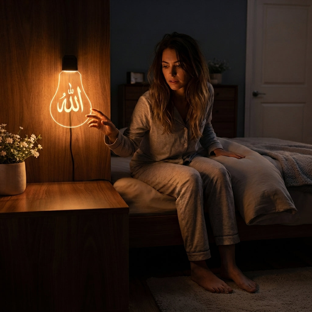 Allah Arabic Night Lamp