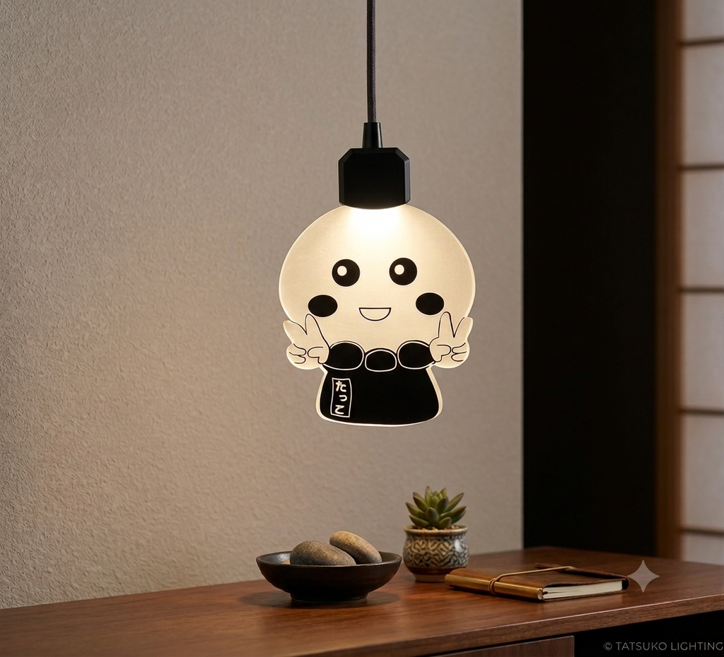 Kawaii Spirit  Contour Acrylic Hanging Lamp