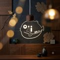 The Blowfish Contour Acrylic Hanging Lamp