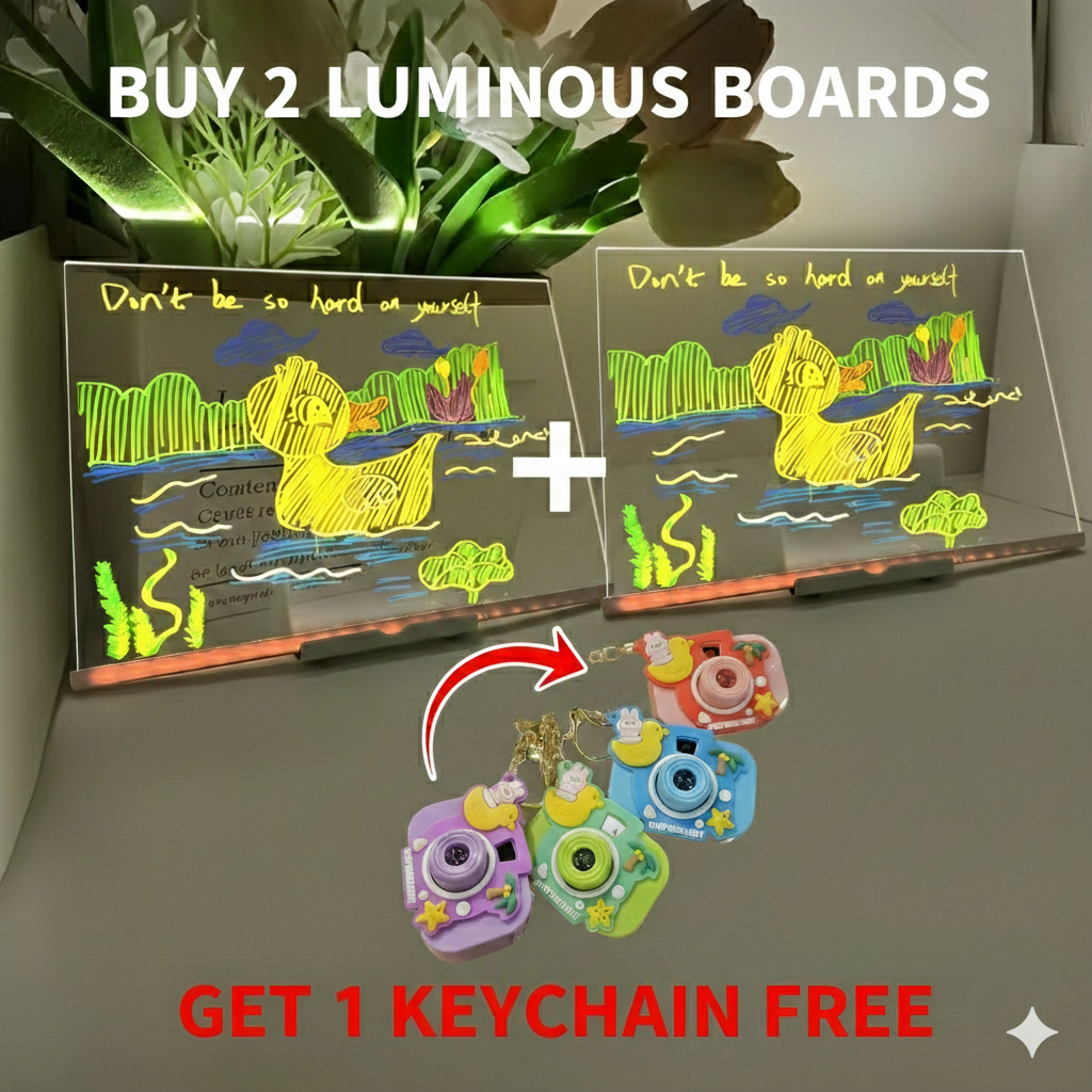 LED Luminous Magical Drawing Board | Buy 2 Get 1 Free | Buy 3 Get 2 Free Projection Camera