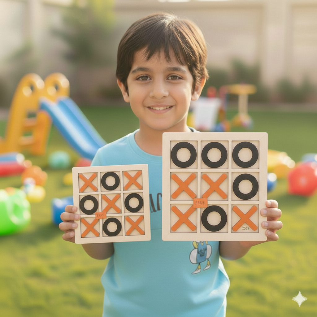 Tic Tac Toe Game for Kids ( Available in 2 Sizes )