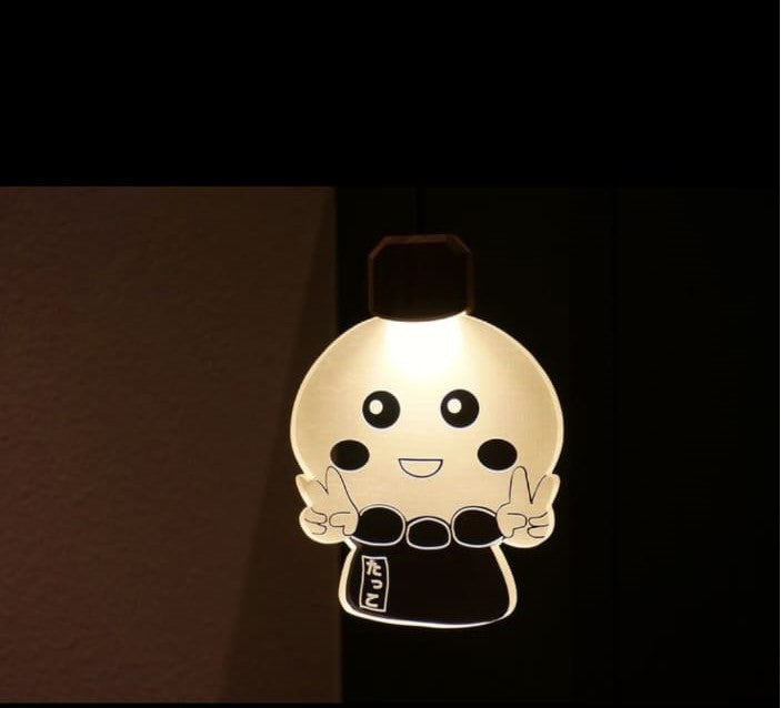 Kawaii Spirit  Contour Acrylic Hanging Lamp