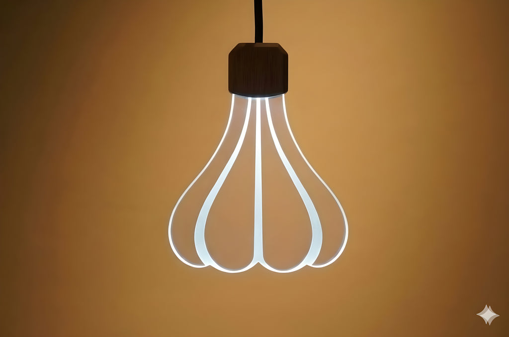 The Garlic Contour Acrylic Hanging Light