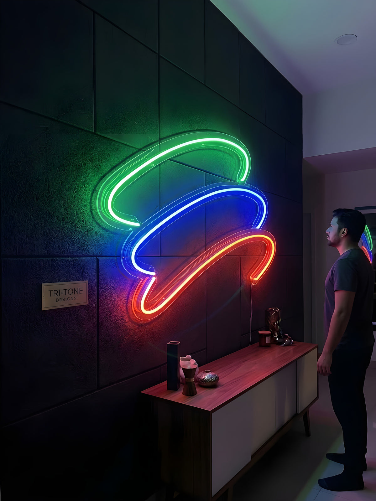 Tri-Color Neon Rope Light
