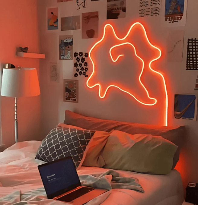 Glowing Neon Strip Lights ( Available in all colors )