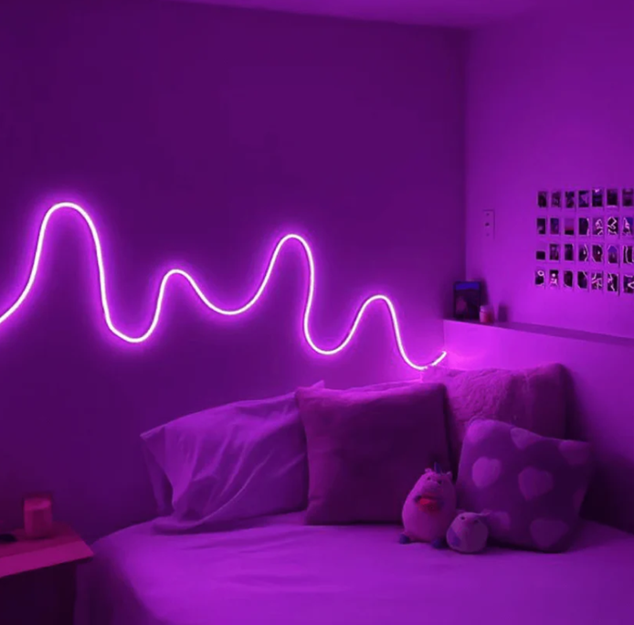 Glowing Neon Strip Lights ( Available in all colors )